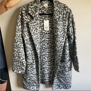 Leopard Print Coat